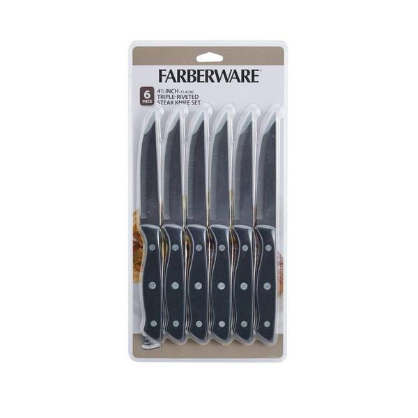 Chicago Cutlery Essentials Steak Knives, 4.5 Inches - 4 knives