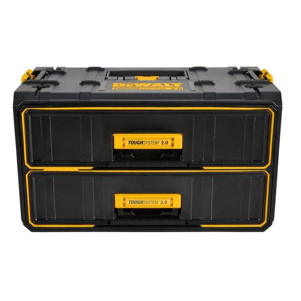 Plastic Tool Box with Removable Tray Small Tool Boxes Dual Buckle