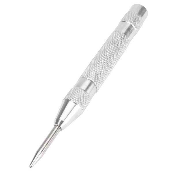 Performance Tool w7551 5-Inch Adjustable Automatic Center Punch with Heavy Duty Hardened Steel Metal for Precise and Accurate