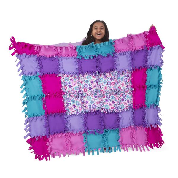 Melissa & Doug Created by Me Flower Fleece Quilt - 8561