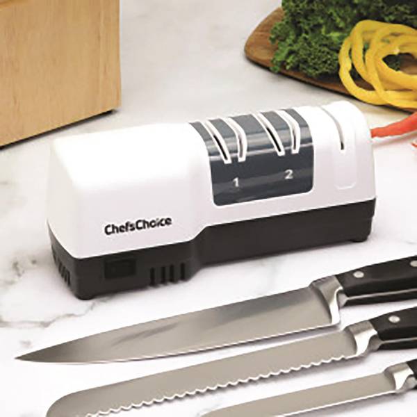 Chef'sChoice 15XV Professional Electric Knife Sharpener with 100-Percent  Diamond Abrasives and Precision Angle Guides for Straight Edge and Serrated