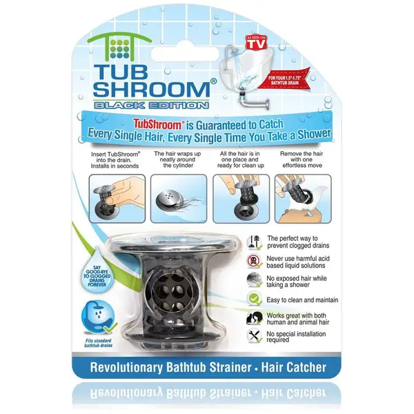 Brand New Silver Tub Shroom. Bath Tub Strainer. Hair Catcher - Prevents  Clogs