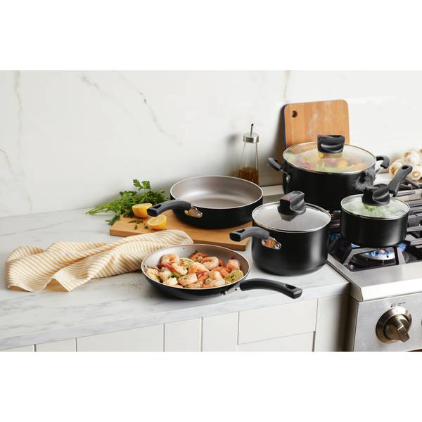 NEW Farberware Pots & Pans Set Smart Control Cookware Nonstick 14