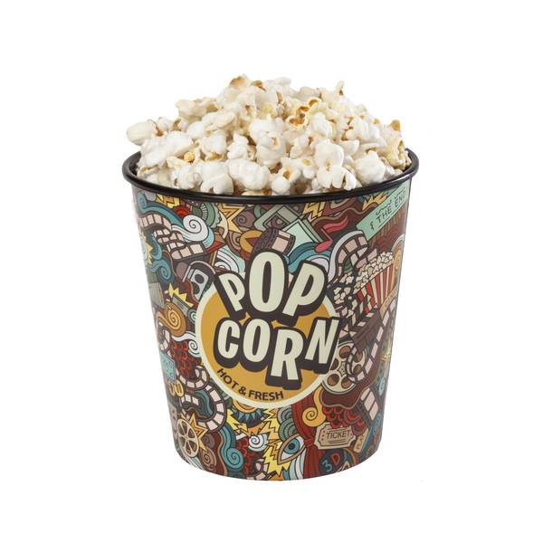 Wabash Valley Farms 10 Qt Film Festival Graffiti Popcorn Tub