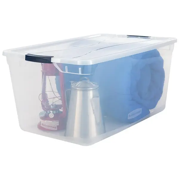 Rubbermaid Storage Tote Clear 6qt