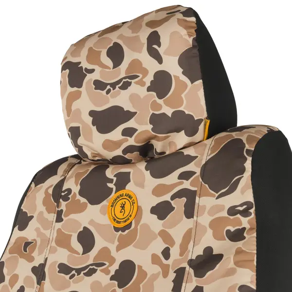Housse de siège universelle Browning Buckmark Realtree Camo, noir et