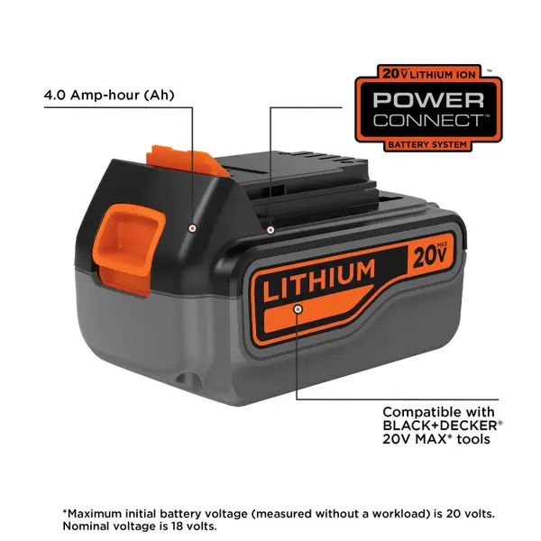 20V MAX Lithium Ion Battery by Black & Decker at Fleet Farm