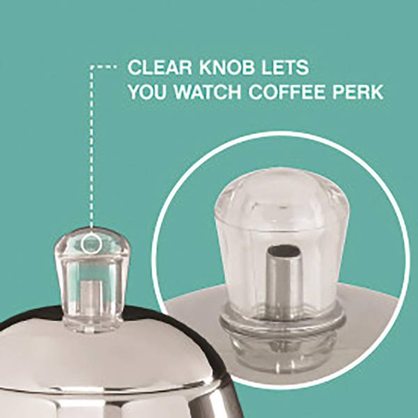 West Bend 12 Cup Hot & Iced Coffee Maker, in Stainless Steel