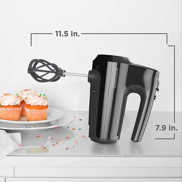 Black & Decker™ Easy Storage Hand Mixer in Black, 1 ct - Pay Less