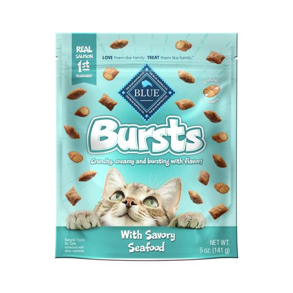 Photo of 5 oz Seafood Bursts Crunchy Cat Treats