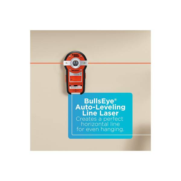 BLACK & DECKER BDL190S Bullseye Stud Sensor 2 Tools In 1 Auto Leveling  Laser £29.66 - PicClick UK