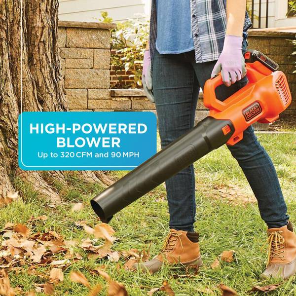 Black + Decker 20V MAX Axial Leaf Blower and String Trimmer Combo