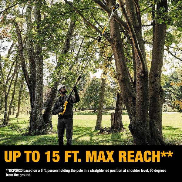 DEWALT 20V MAX Cordless Pole Saw and Pole Hedge Trimmer