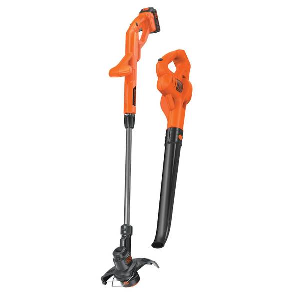 Black + Decker EASYFEED Electric String Trimmer/Edger + 2 Lithium-Ion  Batteries - LSTE525