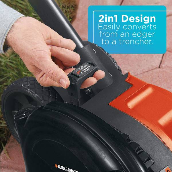 Black + Decker 2-in-1 Electric Landscape Edger and Trencher - LE760FF