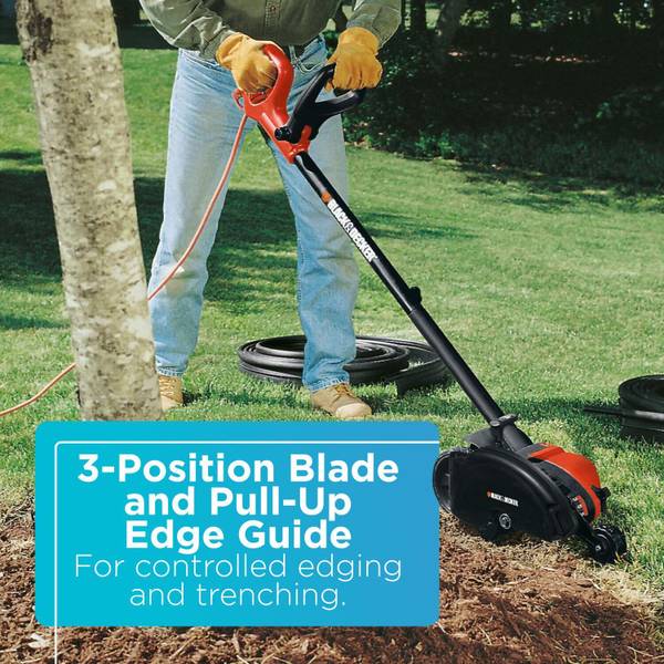 Black + Decker 2-in-1 Electric Landscape Edger and Trencher