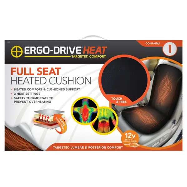 Ergo-Drive 12V Heated Seat Cushion - 40300