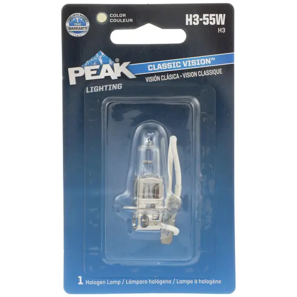 Peak Classic Vision Halogen Fog Automotive Bulb H3-55W
