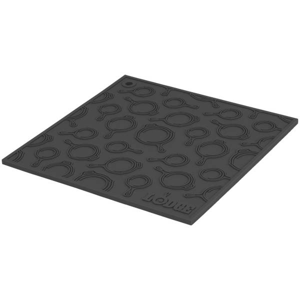 Lodge 7 Square Silicone Trivet with Skillet Pattern