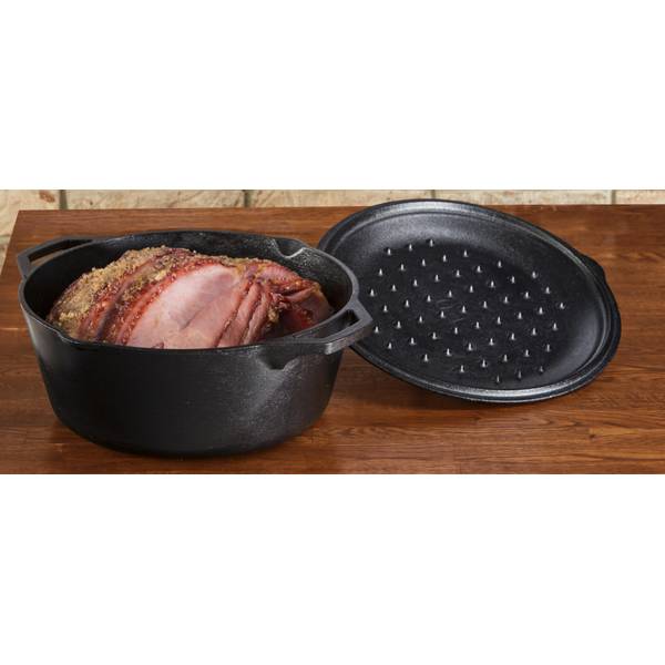 Lodge L10DOL3 7 qt Cast Iron Dutch Oven