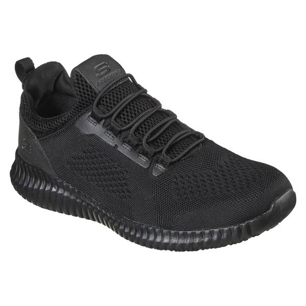 Skechers Men's Cessnock Slip Resistant Shoes, Black, 8.5 - 77188-BLK-8. ...