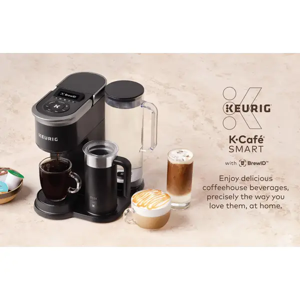Keurig K-Cafe SMART Coffee Maker and Latte Machine with WiFi Compatibility