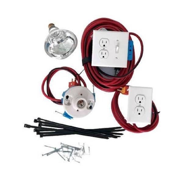 OverEZ Chicken Coop Chicken Coop Electrical Heat Package CKHTLP