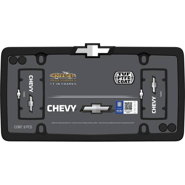 Chevrolet Chevy Licensed Plate Frame with Fastener Caps - 10450 | Blain ...