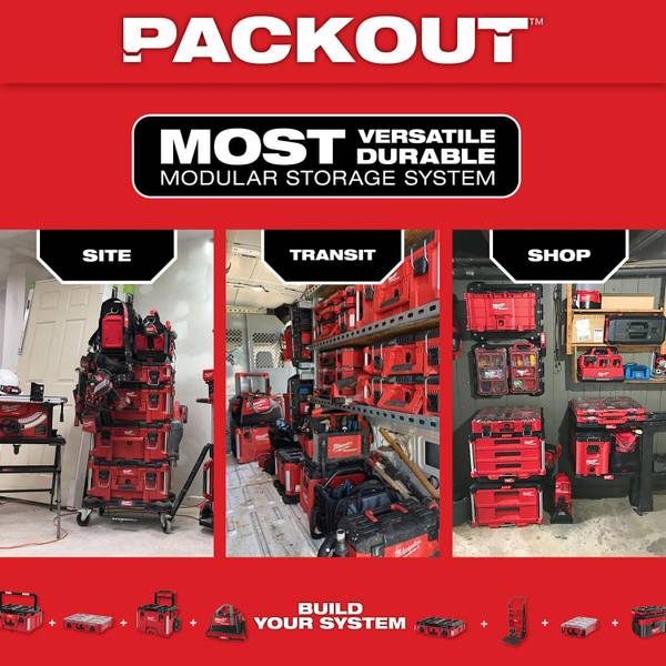 Milwaukee PACKOUT Deep Organizer - 48-22-8432 | Blain's Farm & Fleet