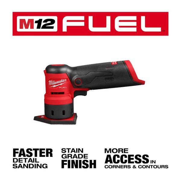 Milwaukee M12 FUEL Orbital Detail Sander 2531-20 Blain's Farm