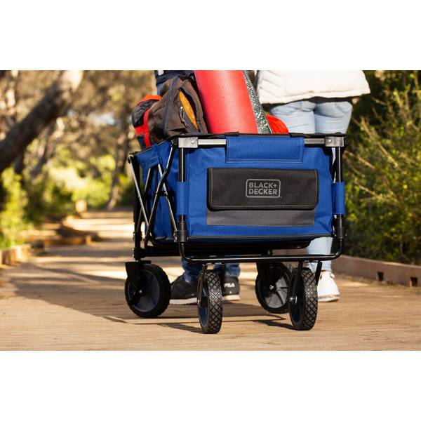 Black Decker Blue Collapsible Wagon BDSTCTBL02 Blain s Farm