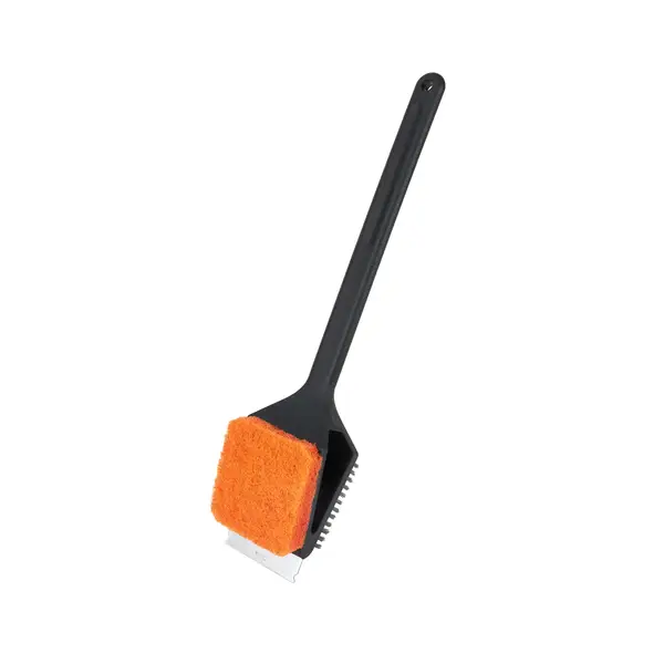 Dual Head Grill Brush with Scrub Pad - Mr. Bar-B-Q