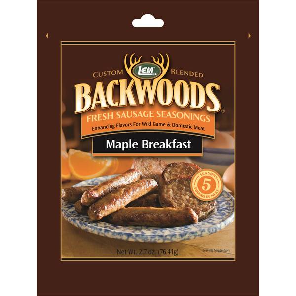 Backwoods 2.7 oz Maple Breakfast Sausage Seasoning 9624 Blain's Farm & Fleet
