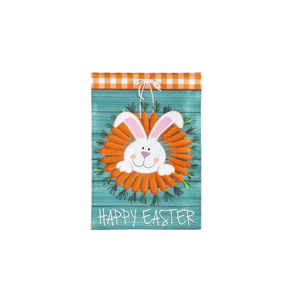 Evergreen Enterprises Carrot Wreath Garden Applique Flag - 169422 ...