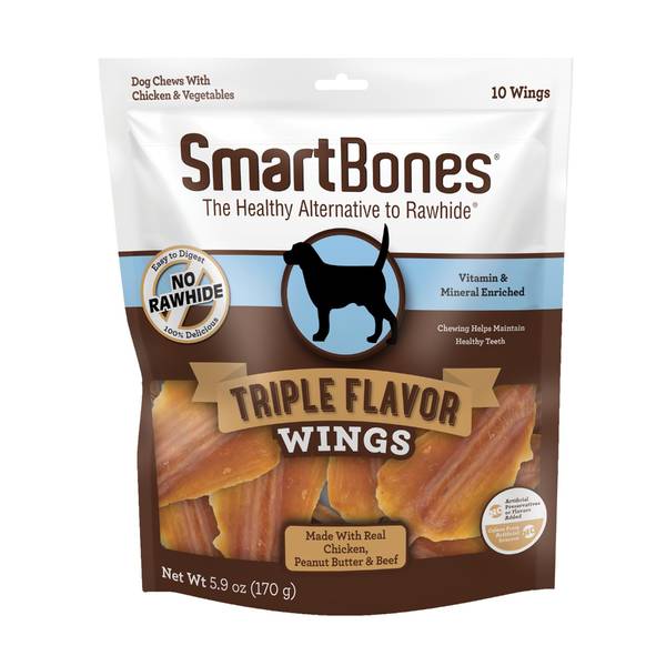 SmartBones 10Count Triple Flavor Wing SBW00779 Blain's Farm & Fleet