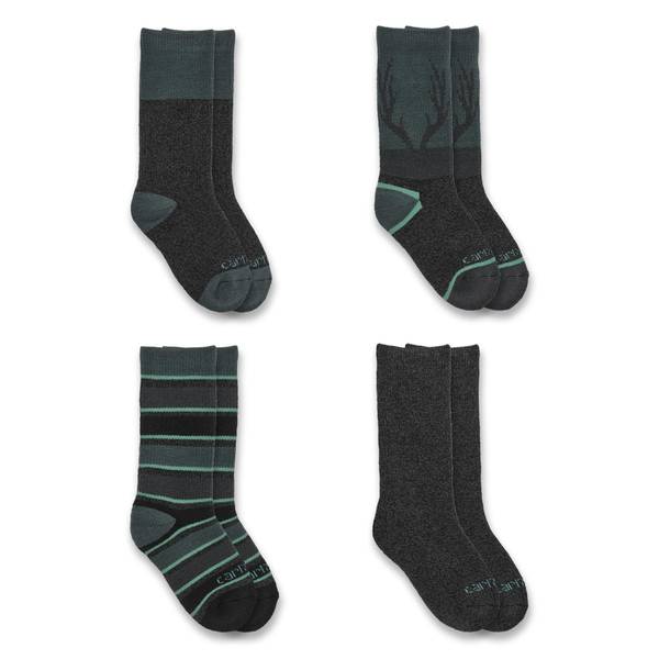 Photo of Boy's 4-Pack Heavyweight Crew Socks