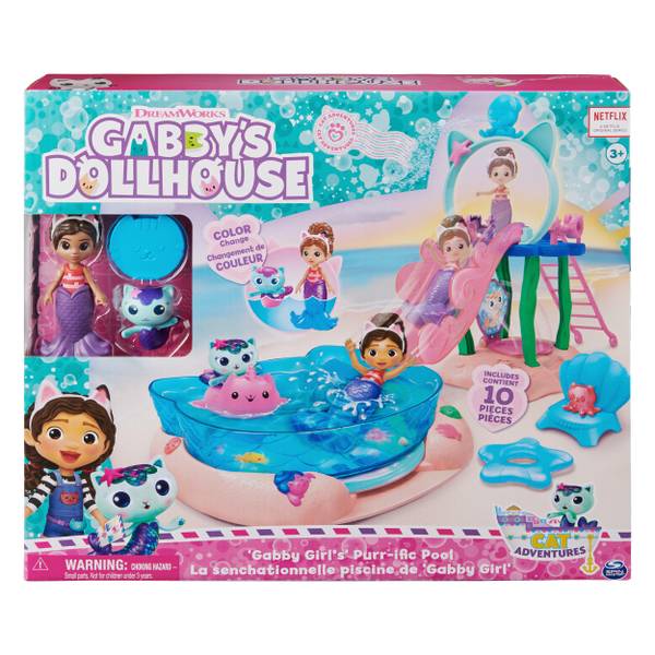 Gabby's Dollhouse, Gabby Cat Friend Ship Cruise Ship Toy Vehicle Playset,  for Kids age 3 and up 