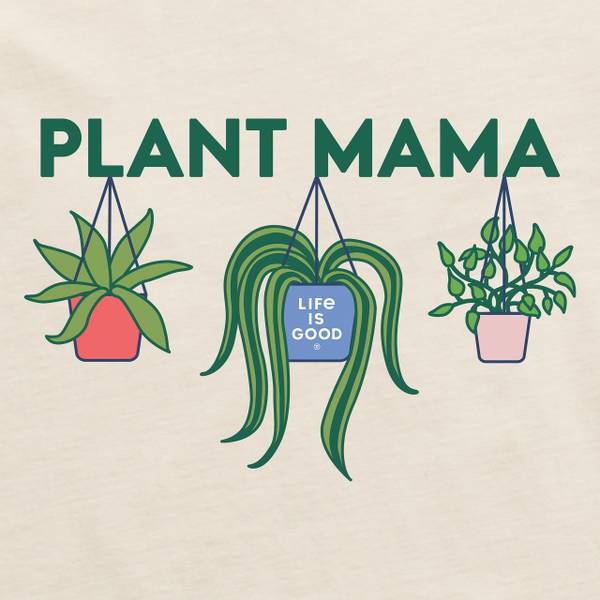 Life Is Good Women's Short Sleeve Plant Mama Crusher Tee - 89278-S