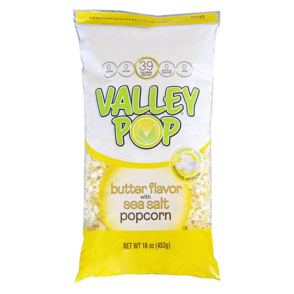 Valley Popcorn 16 oz Butter and Sea Salt 716260 Blain's Farm & Fleet