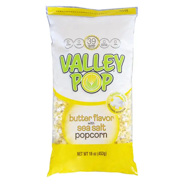Skinny Pop Butter Popped Popcorn, 4.4oz Grocery Size Bag, Healthy Popcorn,  Gluten Free, Shop