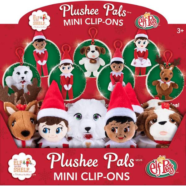 the elf on the shelf plushee mini pals clip