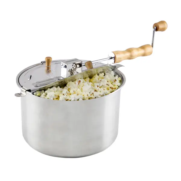 Wabash Valley Farms Stainless Steel Platinum Series Stovetop Popcorn Popper