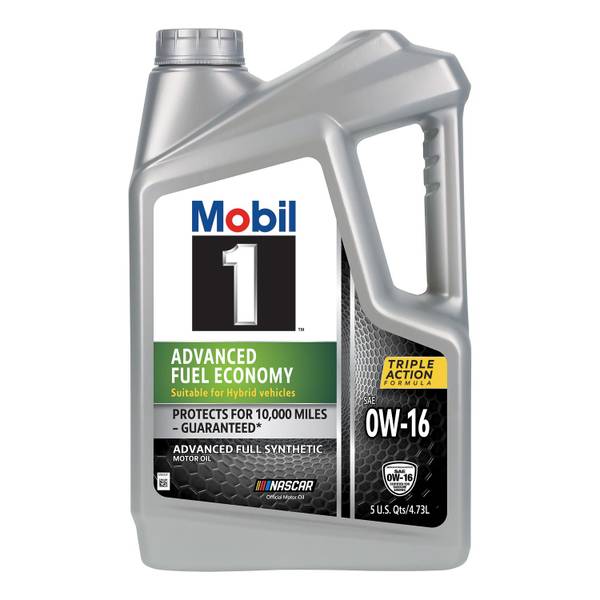 Photo of 5 Quart 0W-16 Advanced Fuel Economy Full Synthetic Motor Oil