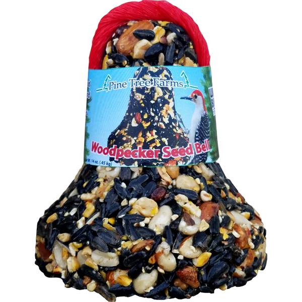 Photo of Woodpecker Seed Bell, 14 oz Self-Hanging Net