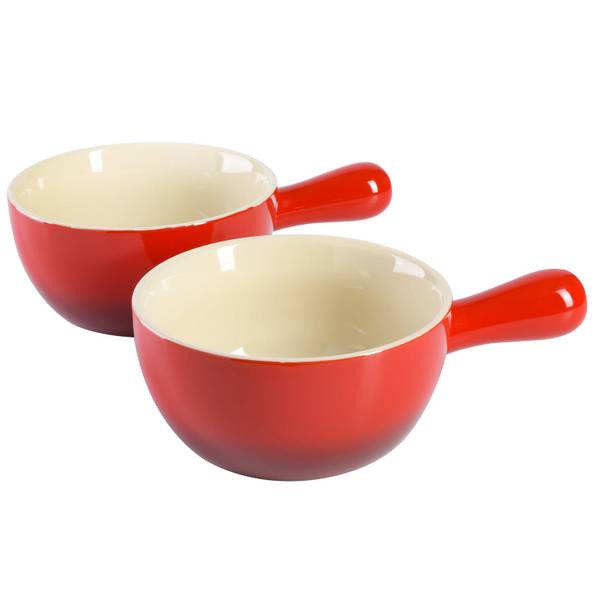 Crock Pot 2.5 Quart Red Stoneware Bake Pan