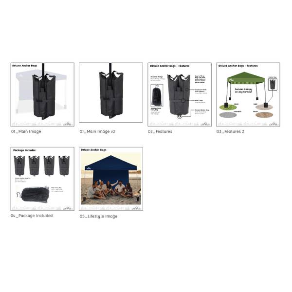 Quest Canopy Anchor Weight Bags