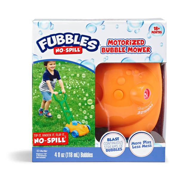 LITTLE KIDS Fubbles No-Spill Bubble Mower