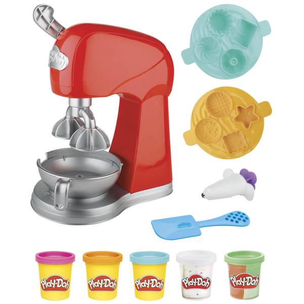  Play-Doh Kitchen Creations Stamp 'n Top Pizza Oven Toy for Kids  3 Years and Up with 5 Modeling Compound Colors, Play Food, Cooking Toy