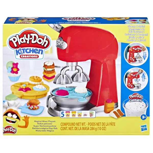Play-Doh Kitchen Creations Lil' Noodle Playset w/2 Dual-Colors for