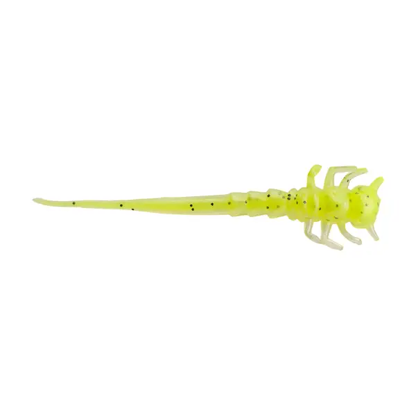 2 Confezioni Berkley PowerBait – Minnow 4" Split Tail – Color Chartreuse Shad - Foto 2